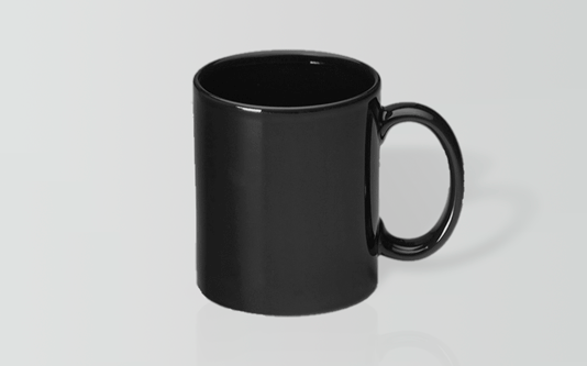 Black Can Mug