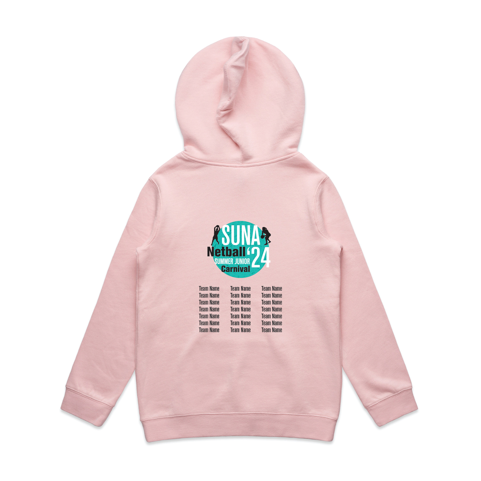 hoodie pink back (no name)