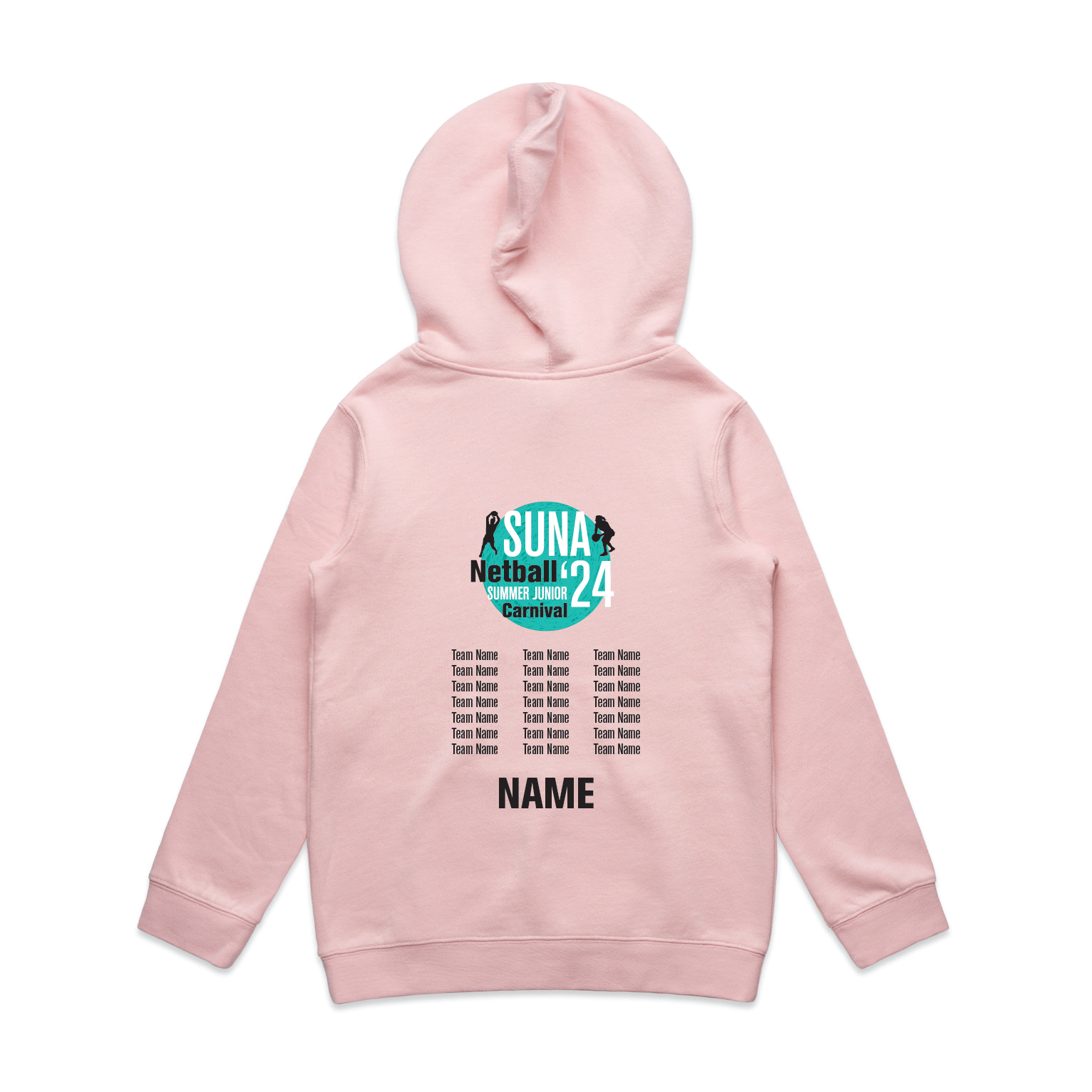 hoodie pink back (with name)