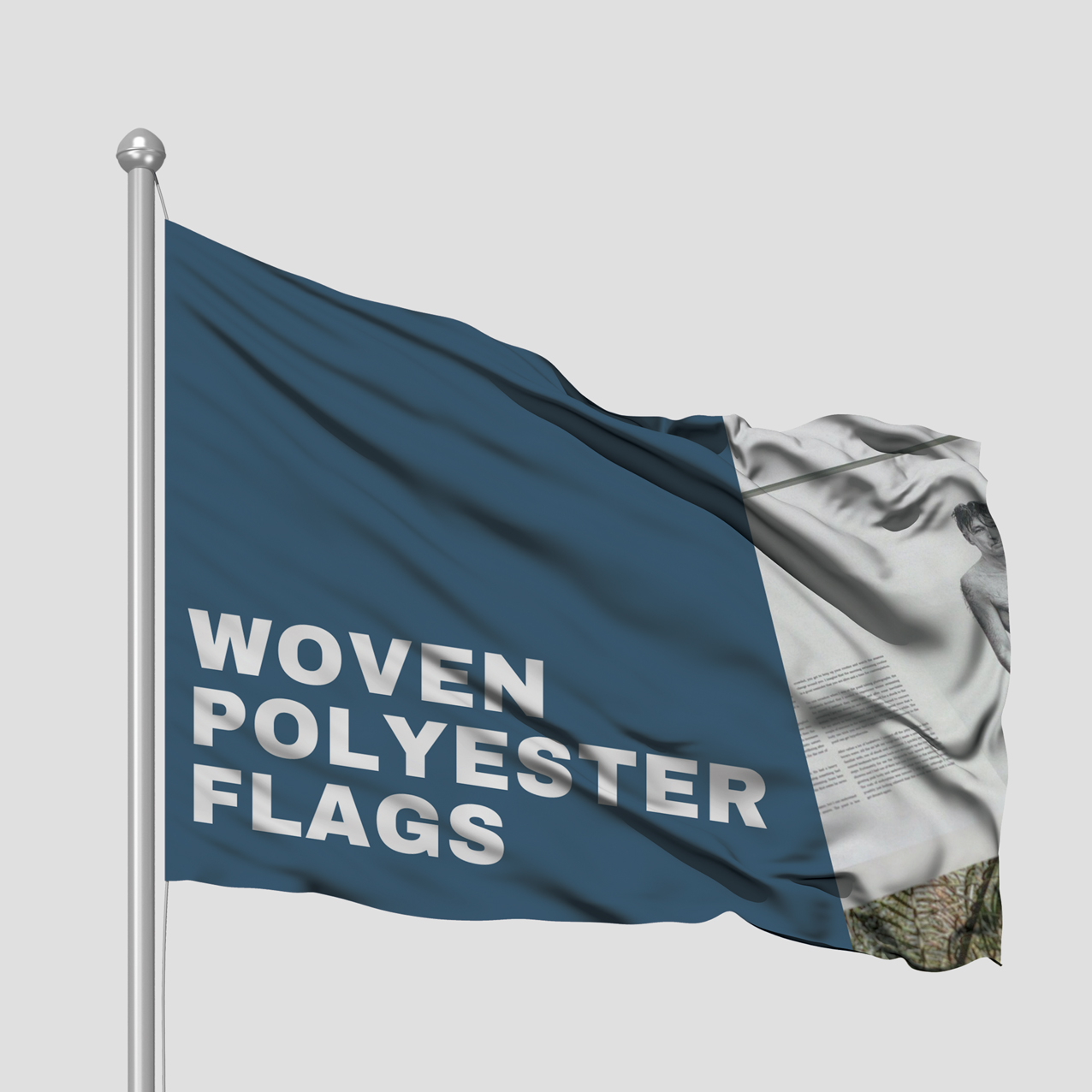 Woven P Flag